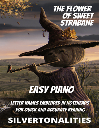Book cover for The Flower of Sweet Strabane for Easy Piano