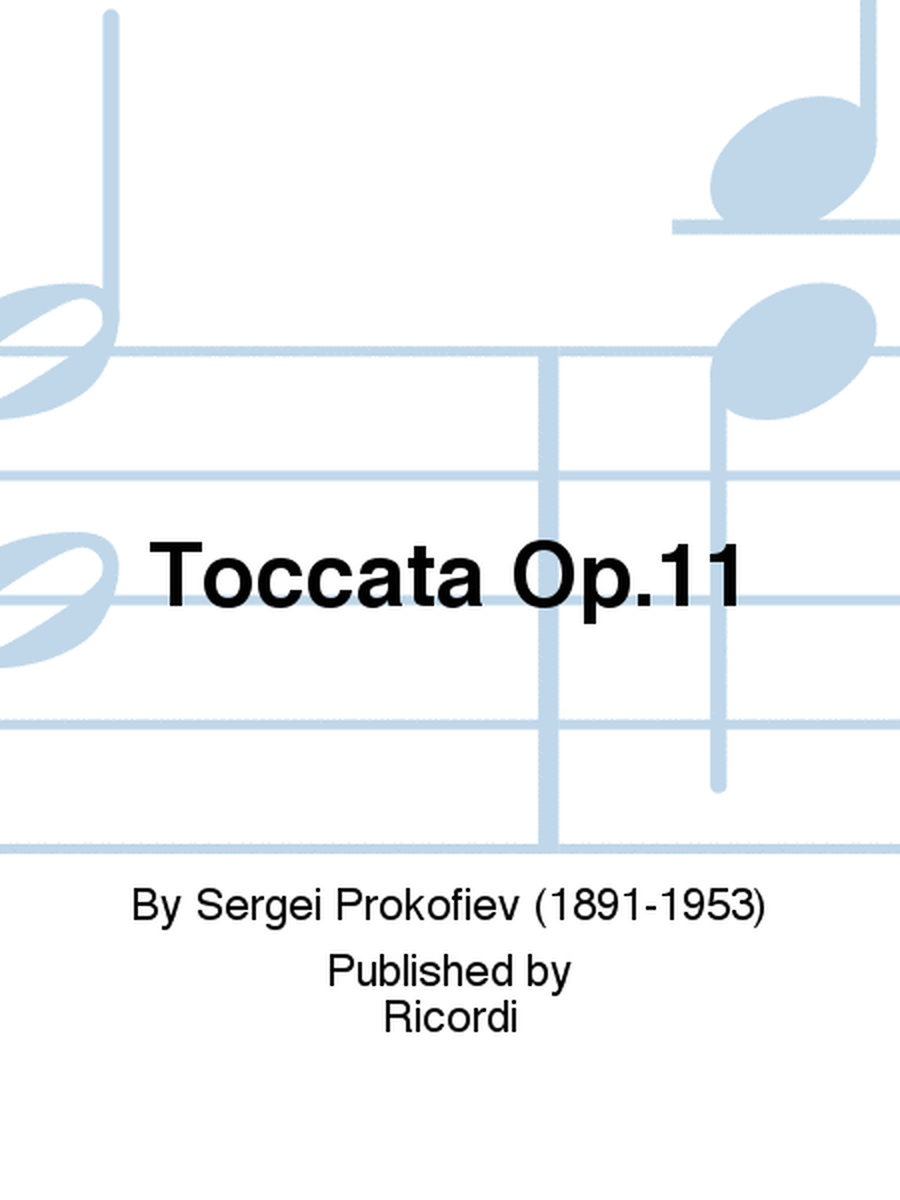 Toccata Op.11