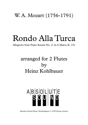 Rondo alla Turca for 2 Flutes