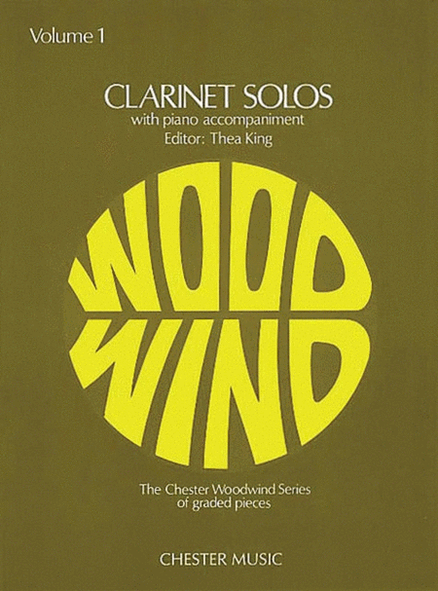 Clarinet Solos Vol 1 Ed King