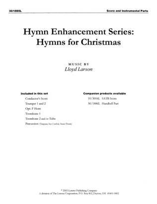 Book cover for Hymns for Christmas - Brass & Percussion Score/Parts