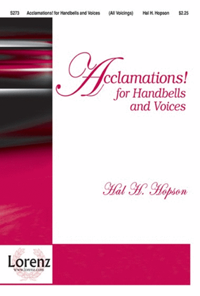 Book cover for Acclamations For Handbells And Voices