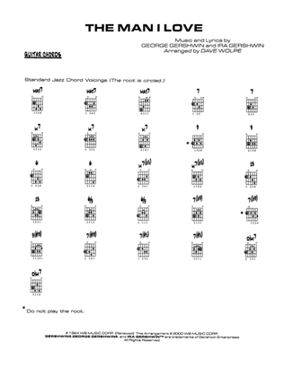 The Man I Love: Guitar Chords