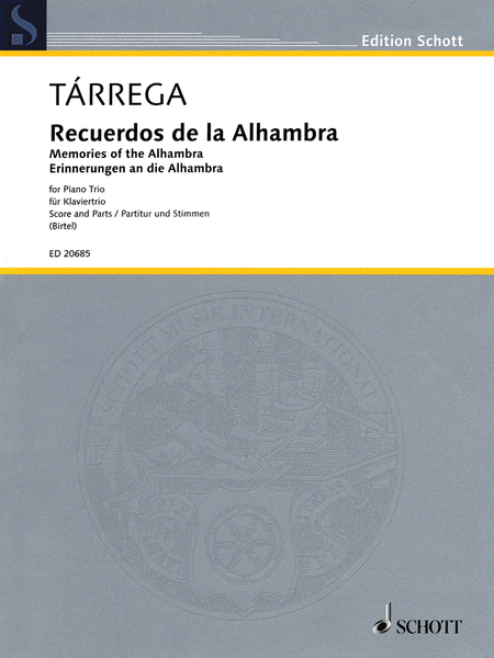 Francisco Tarrega : Recuerdos de la Alhambra