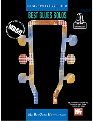 Book cover for MBGU Fingerstyle Curriculum: Best Blues Solos