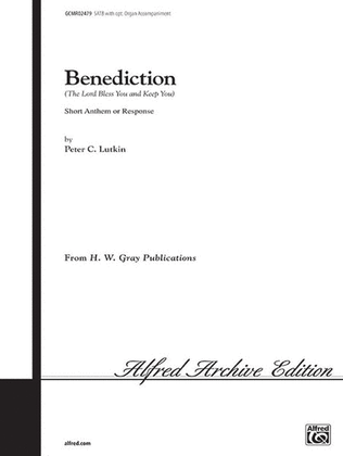 Book cover for Benediction (The Lord Bless You and Keep You)