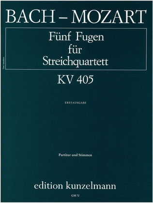 5 Fugues for string quartet or string orchestra