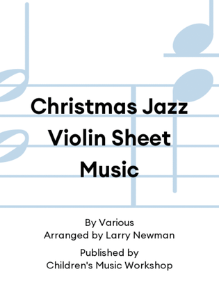 Book cover for Christmas Jazz Violin Sheet Music