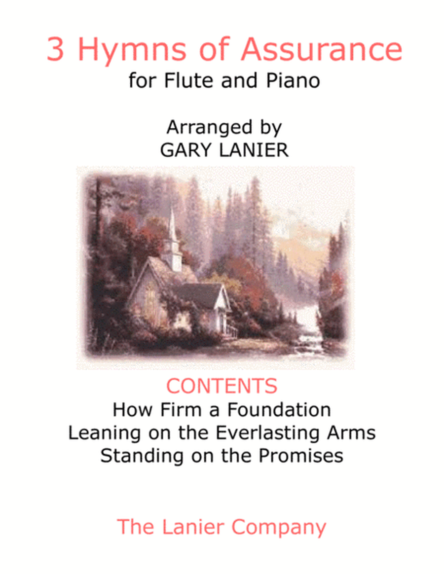 3 HYMNS OF ASSURANCE (for Flute and Piano with Score/Parts) image number null