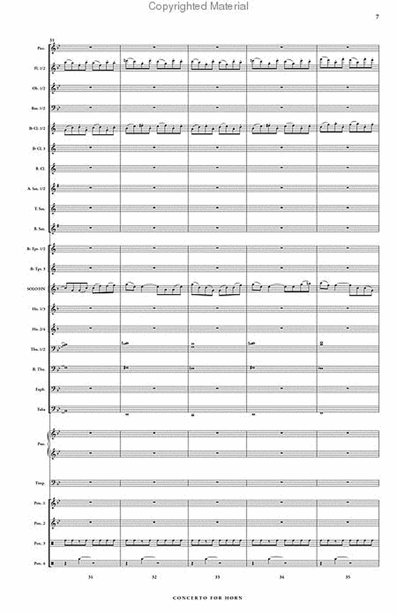 Concerto for Horn & Symphonic Band image number null