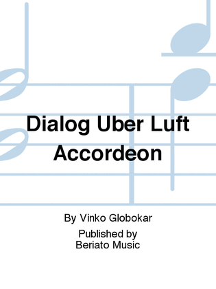 Book cover for Dialog Uber Luft Accordeon