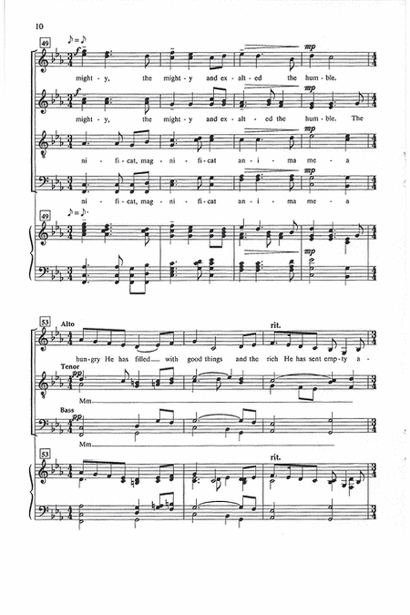 Magnificat (SATB divisi) image number null