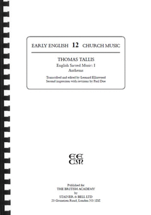 English Sacred Music I: Anthems (Made to order)