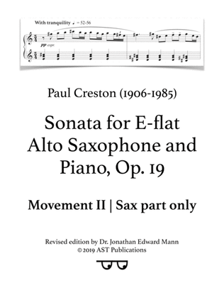 Saxophone Sonata