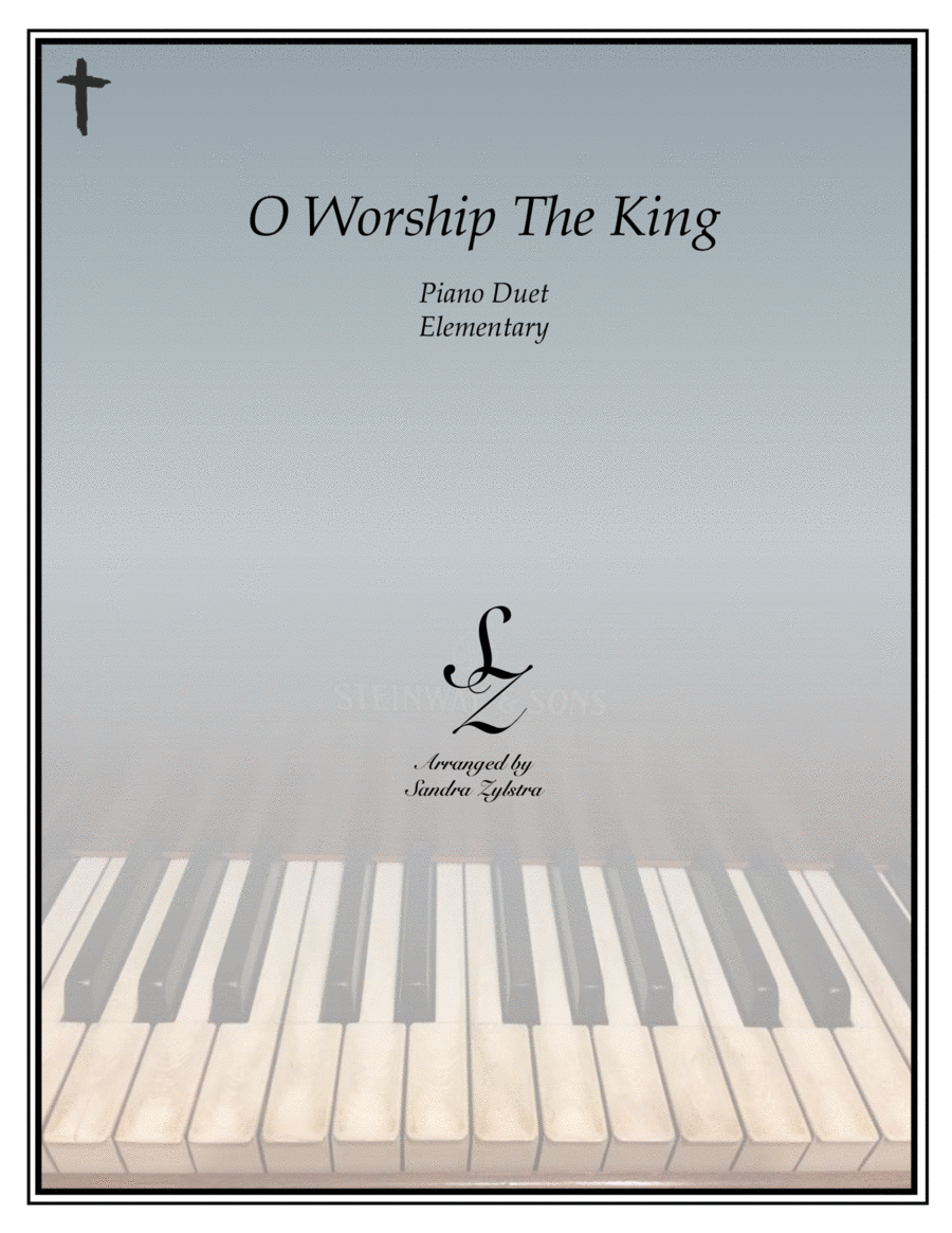 O Worship The King (elementary piano with optional duet) image number null