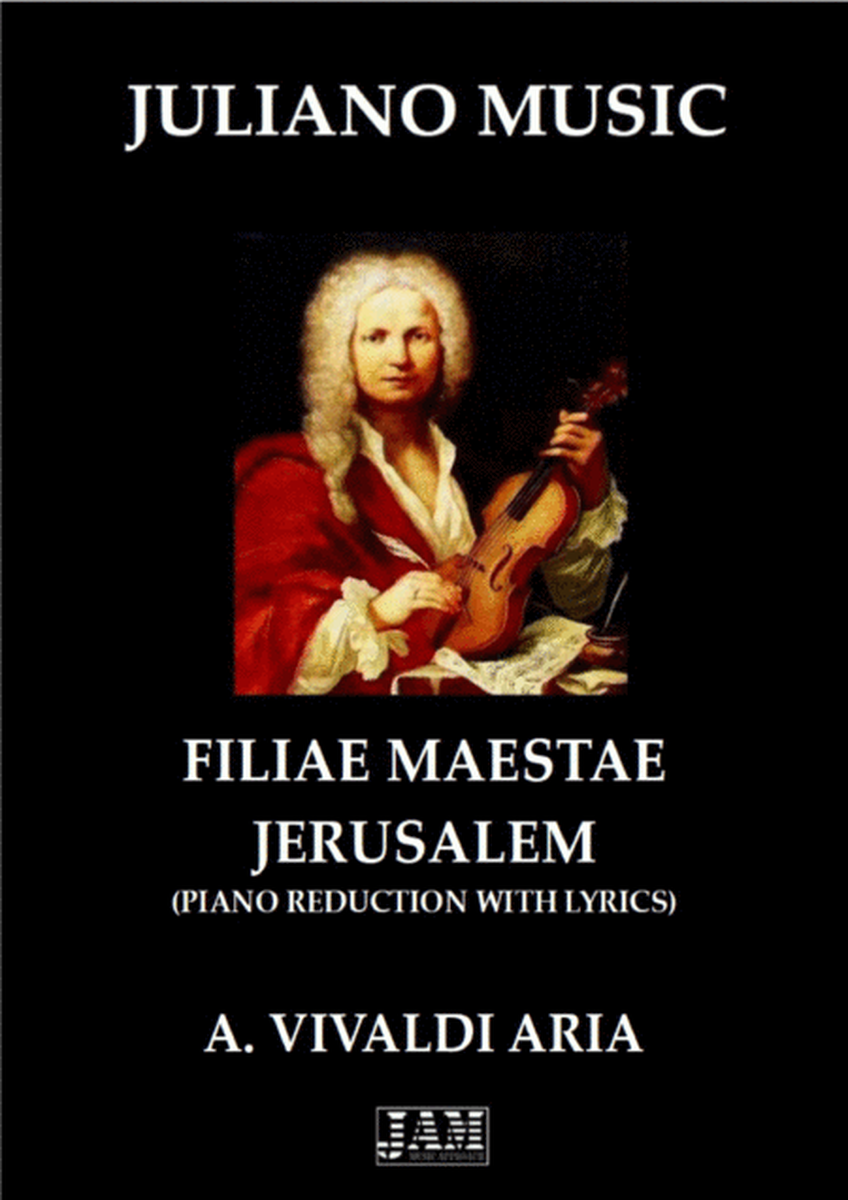 FILIAE MAESTAE JERUSALEM (PIANO REDUCTION WITH LYRICS) - A. VIVALDI image number null