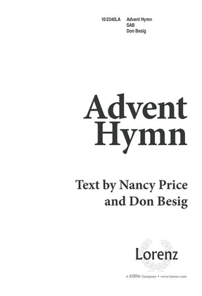 Book cover for Advent Hymn