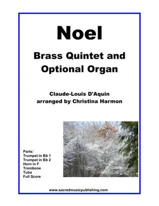 Book cover for Noel - for Brass Quintet and Optional Organ