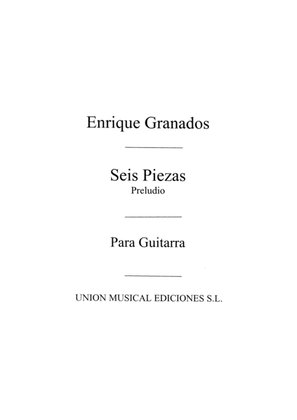 Book cover for Preludio De Seis Piezas Sobre Cantos Pplrs Esp