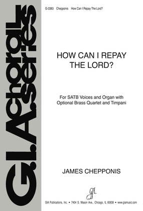 Book cover for How Can I Repay the Lord?