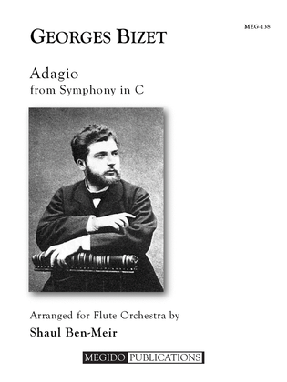 Book cover for Adagio from Symphony in C for Flute Orchestra