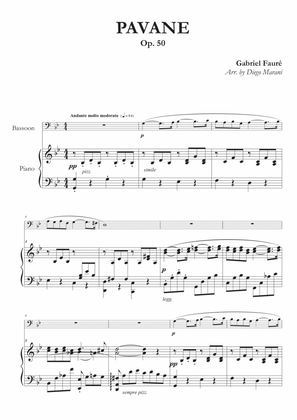 Pavane for Bassoon and Piano