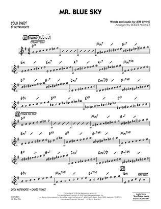 Book cover for Mr. Blue Sky (arr. Roger Holmes) - Bb Solo Sheet