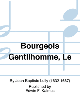 Book cover for Bourgeois Gentilhomme, Le