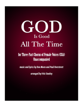 Book cover for God Is Good All The Time