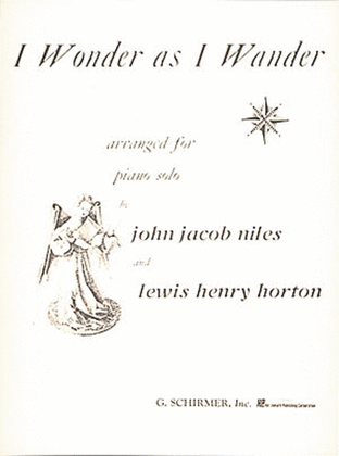 Book cover for I Wonder as I Wander