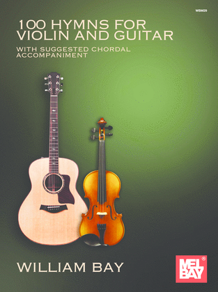 Book cover for 100 Hymns for Violin and Guitar