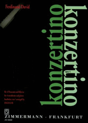 Book cover for Concertino Op. 4