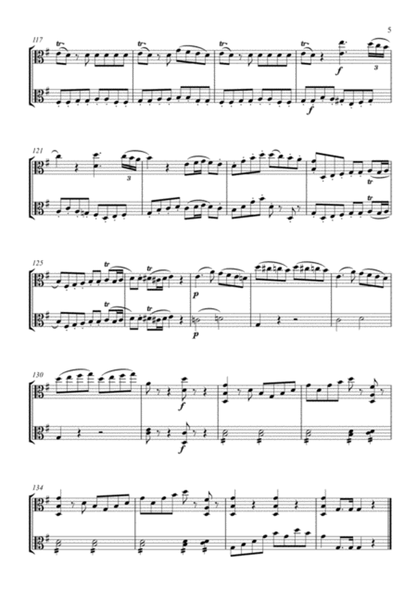 Eine kleine Nachtmusik - I. Allegro for Two Violas image number null
