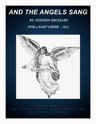 Book cover for And The Angels Sang (for 2-part choir - (SA)