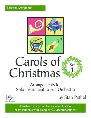 Carols of Christmas, Set 1 - Baritone Saxophone