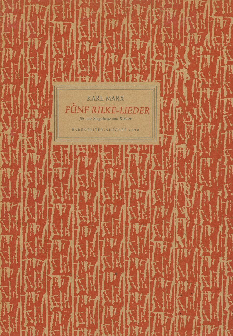 Funf Rilke-Lieder aus den Fruhen Gedichten
