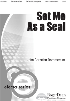 Book cover for Set Me As a Seal