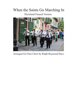 Book cover for When the Saints Go Marching In (for Flute Choir)