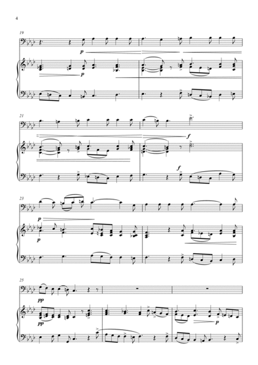 Alessandro Scarlatti - Se tu della mia morte (Piano and Cello) image number null