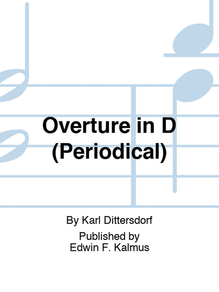 Overture in D (Periodical)