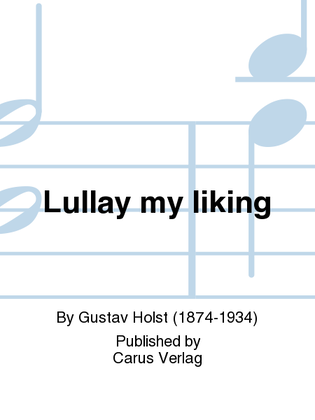 Book cover for Lullay my liking