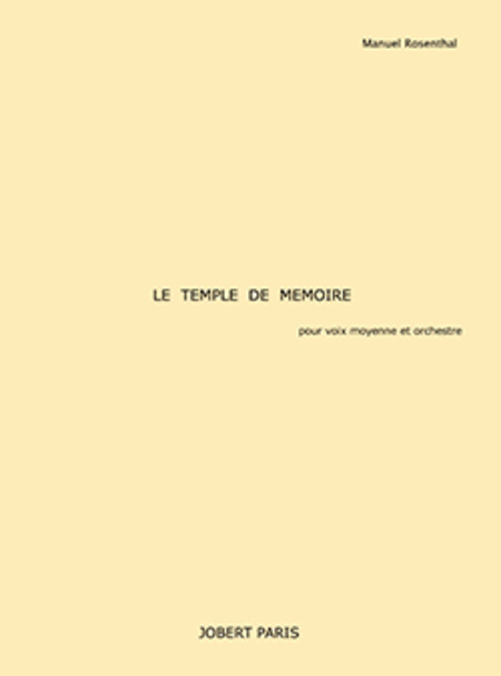 Le Temple De Memoire