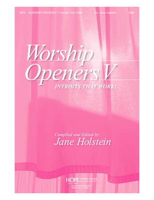 Book cover for Worship Openers: Introits that Work!, Vol. 5