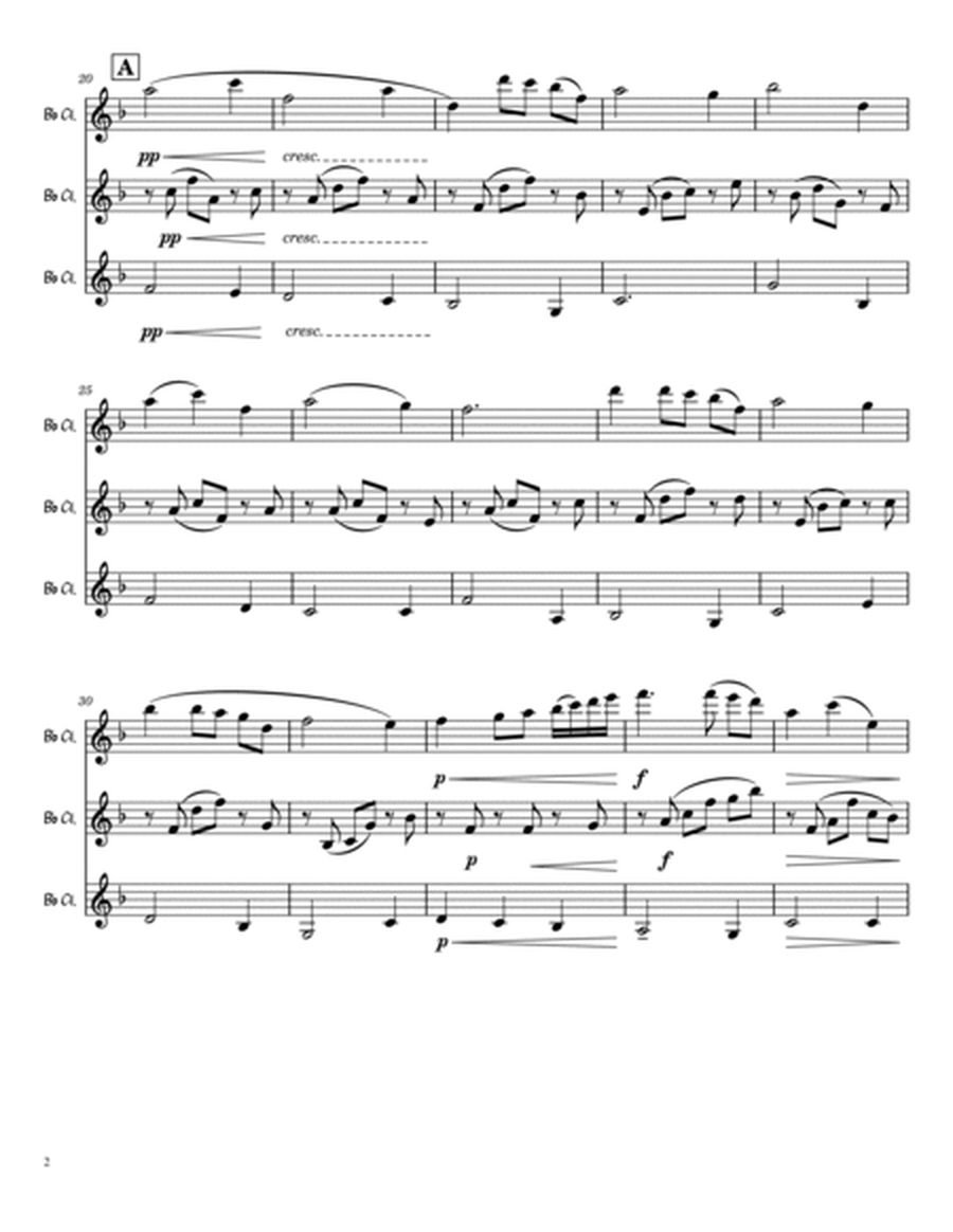 Intermezzo from Cavalleria Rusticana - Clarinet Trio image number null