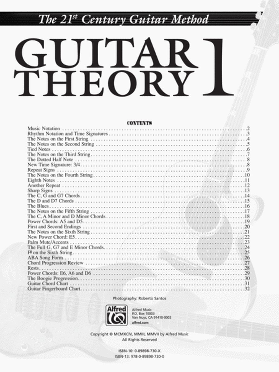 Belwin's 21st Century Guitar Theory 1