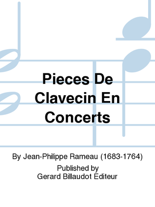 Book cover for Pieces De Clavecin En Concerts