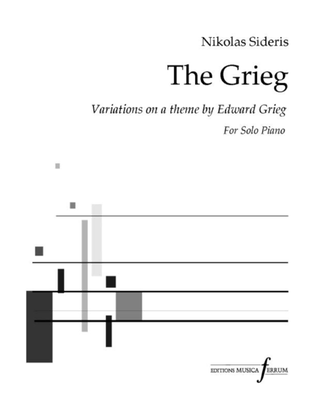 Book cover for The Grieg for solo piano