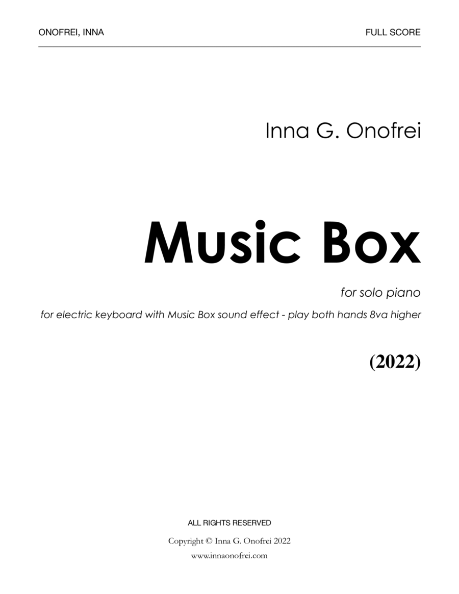 Music Box image number null