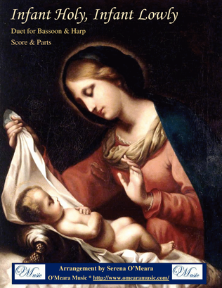 Book cover for Infant Holy, Infant Lowly, Duet for Bassoon & Harp