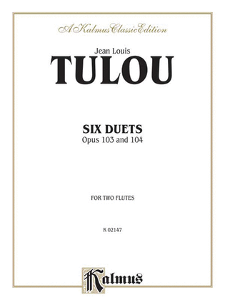 Book cover for Six Duets, Op. 103 and 104